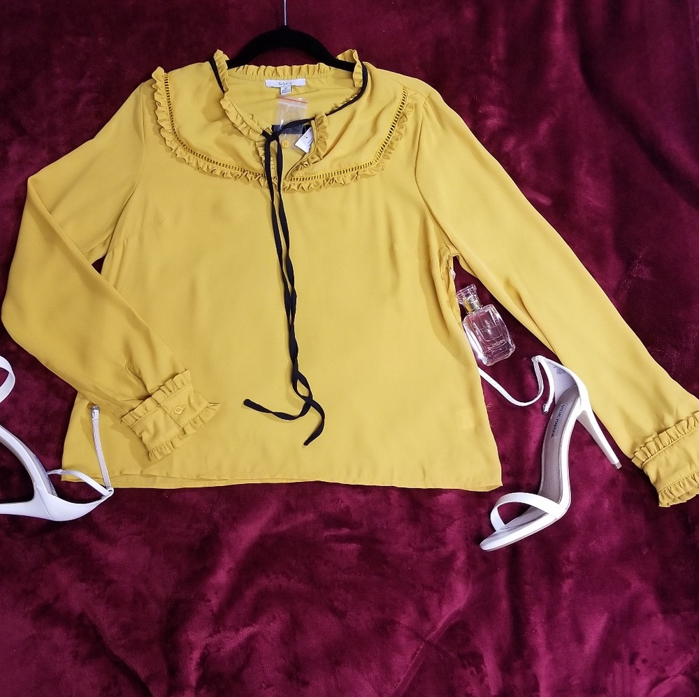 NEW Yellow Blouse